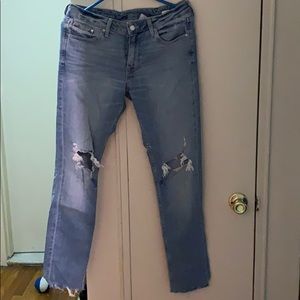 Woman’s skinny low waist jeans